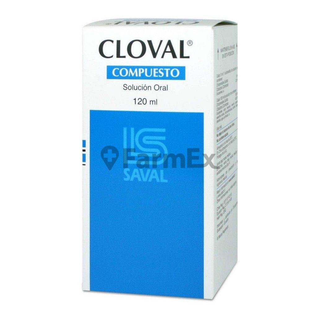 Cloval Compuesto Jarabe Solución Oral x 120 ml SAVAL